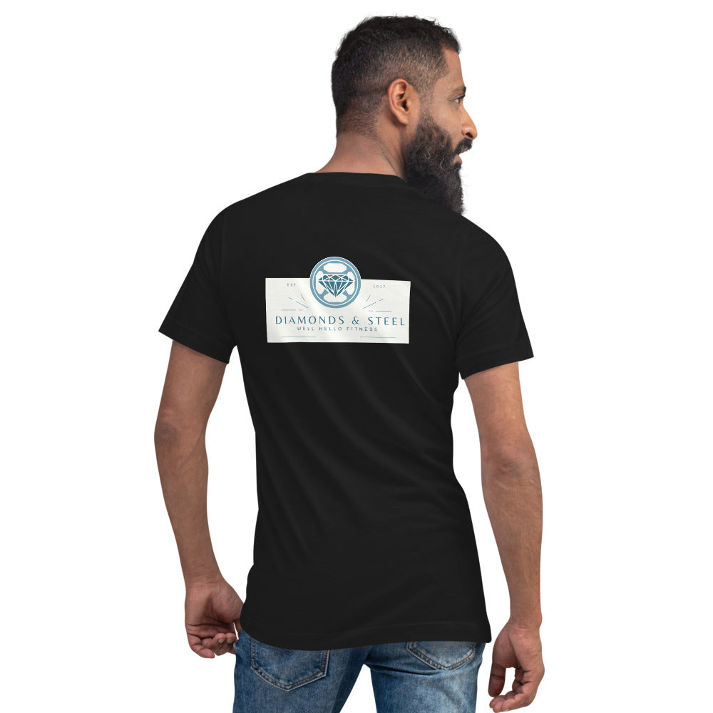 Unisex Short Sleeve V-Neck T-Shirt